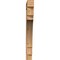 Ekena Millwork Merced Block Rough Sawn Bracket, Western Red Cedar, 4"W x 34"D x 38"H BKT04X34X38MRC05RWR - alternate 2